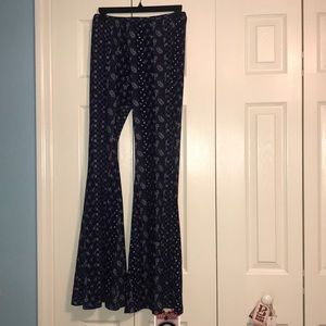 Slim fit flare pants